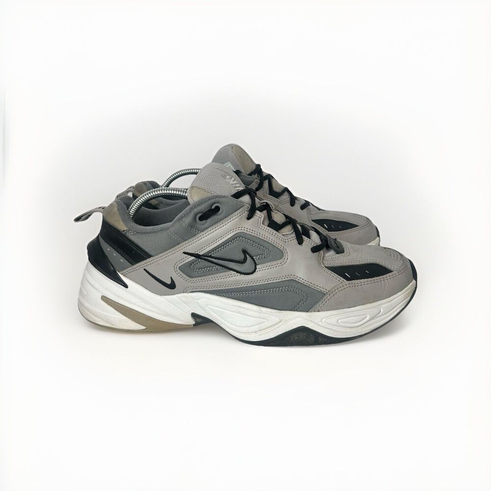 Nike M2K Tekno Atmosphere Grey Black White Leather Suede (AV4789-007) Size 12